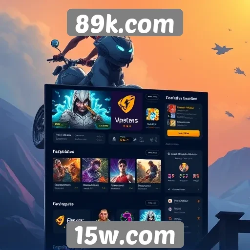 Análise da interface do usuário do 89k.com